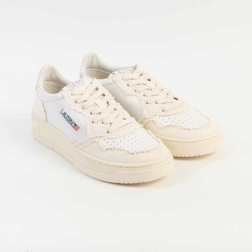 AUTRY AULW CB01 LOW WOM CANVAS Sneakers White Ivory