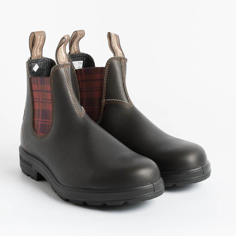 BLUNDSTONE Stivaletto 2100 Marrone Quadri rosso