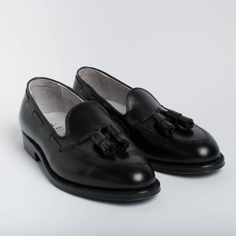 90s ALDEN  Black Tassle Loafers  660vtg09コレクション