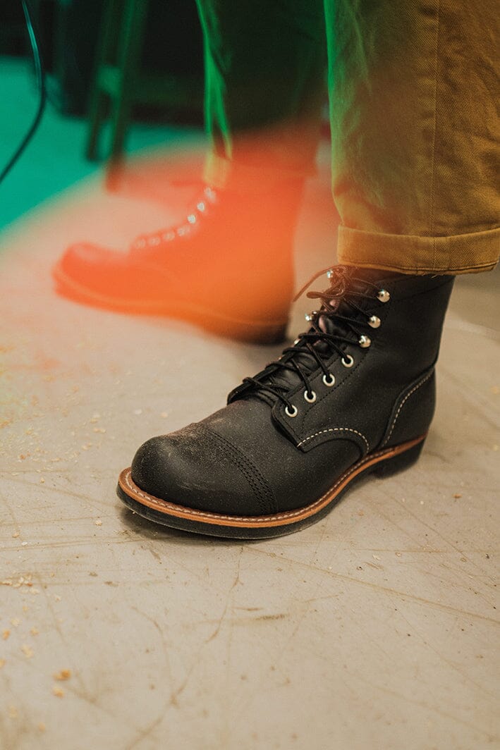 RED WING SHOES - Polacco 8084 - Iron Ranger - Black Scarpe Uomo Red Wing Shoes 