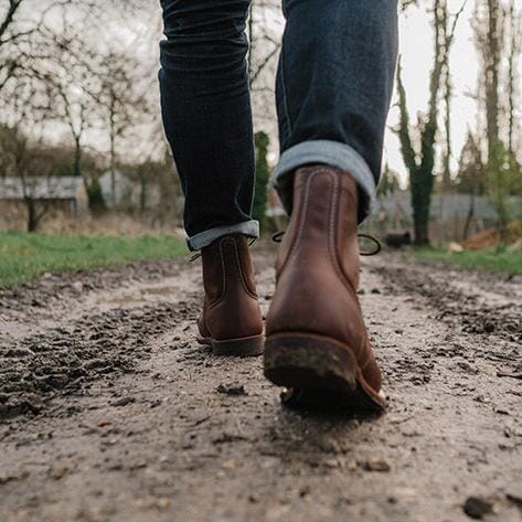 RED WING SHOES - Polacco Iron Ranger 08111 - Amber Scarpe Uomo Red Wing Shoes 