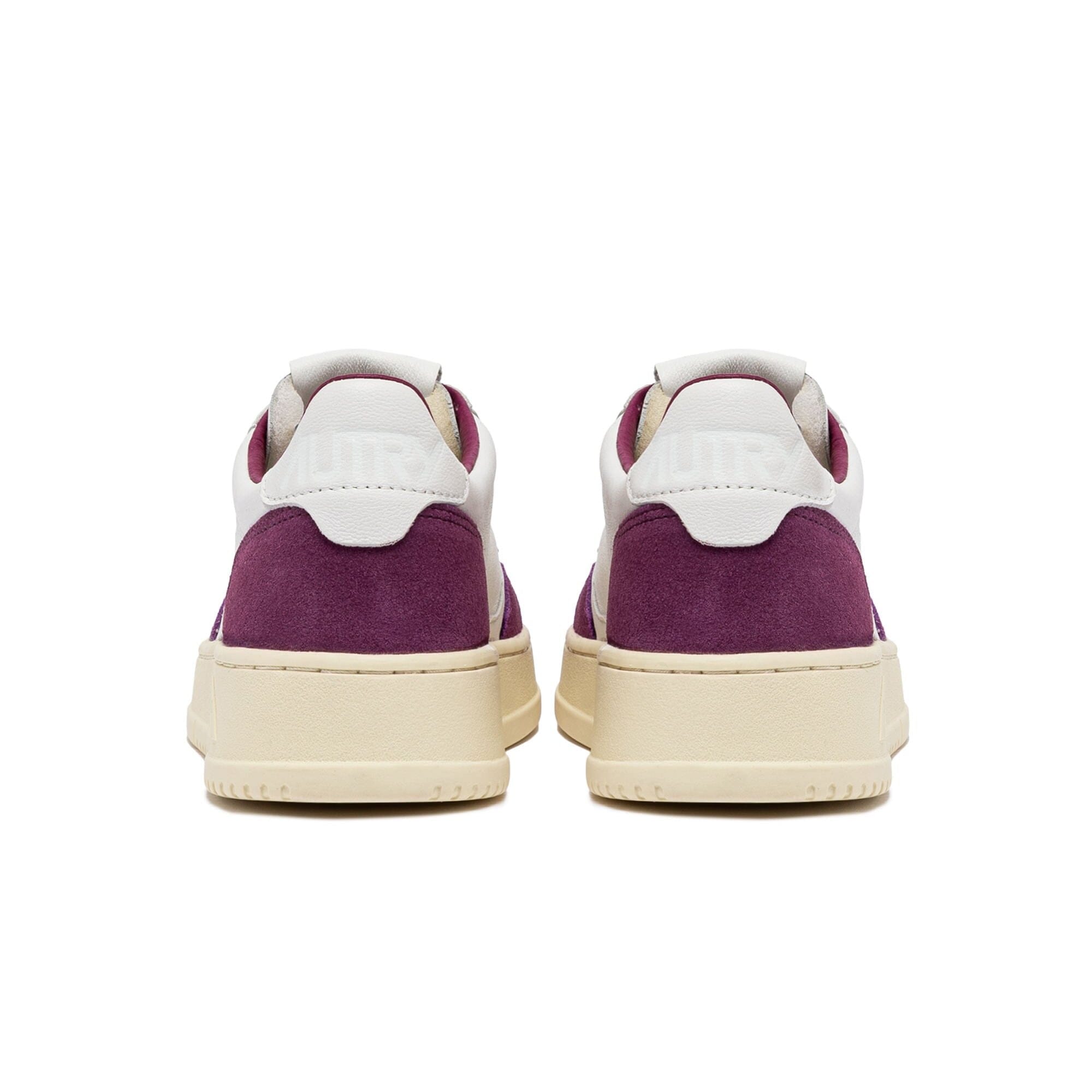 AUTRY - AULW GS39 - Sneakers - LOW WOM SUEDE LEAT - Bianco Scarlatto Scarpe Donna AUTRY - Collezione donna 