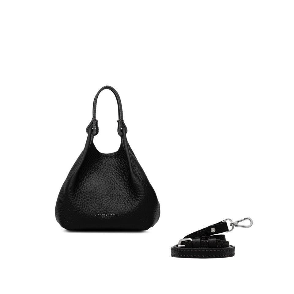 Gianni Chiarini - Borsa a tracolla - BS 9718 - DUA - Nero Castoro Borse Gianni Chiarini 