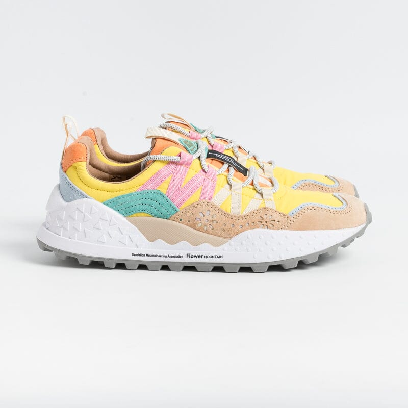 FLOWER MOUNTAIN - Sneakers Yamano 3 1E67 - Beige Giallo Scarpe Donna FLOWER MOUNTAIN 