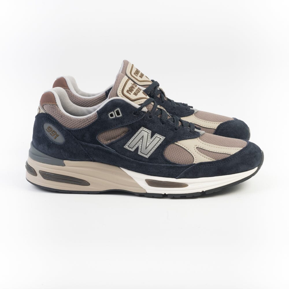 NEW BALANCE - Sneakers - U991DB2 V2 - Blu Taupe Scarpe Uomo NEW BALANCE - Collezione Uomo 