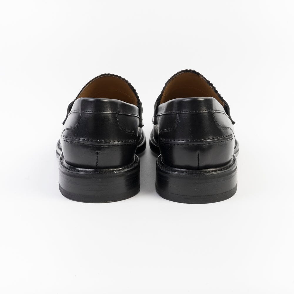 BERWICK 1707 - 11053 - Mocassino fondo Gomma - Pelle Nero Scarpe Uomo Berwick 1707 