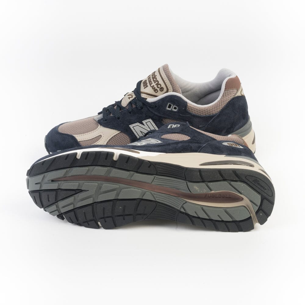 NEW BALANCE - Sneakers - U991DB2 V2 - Blu Taupe Scarpe Uomo NEW BALANCE - Collezione Uomo 