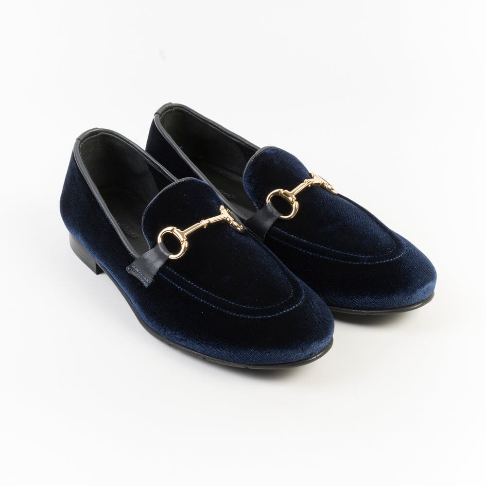 POESIE VENEZIANE - Mocassino - JJA65 - Velluto Bluette Scarpe Donna POESIE VENEZIANE 