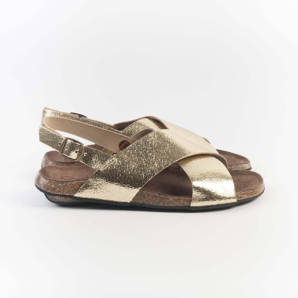 BOSABO - Sandali bassi - 396 - Old Metal Gold Scarpe Donna BOSABO 