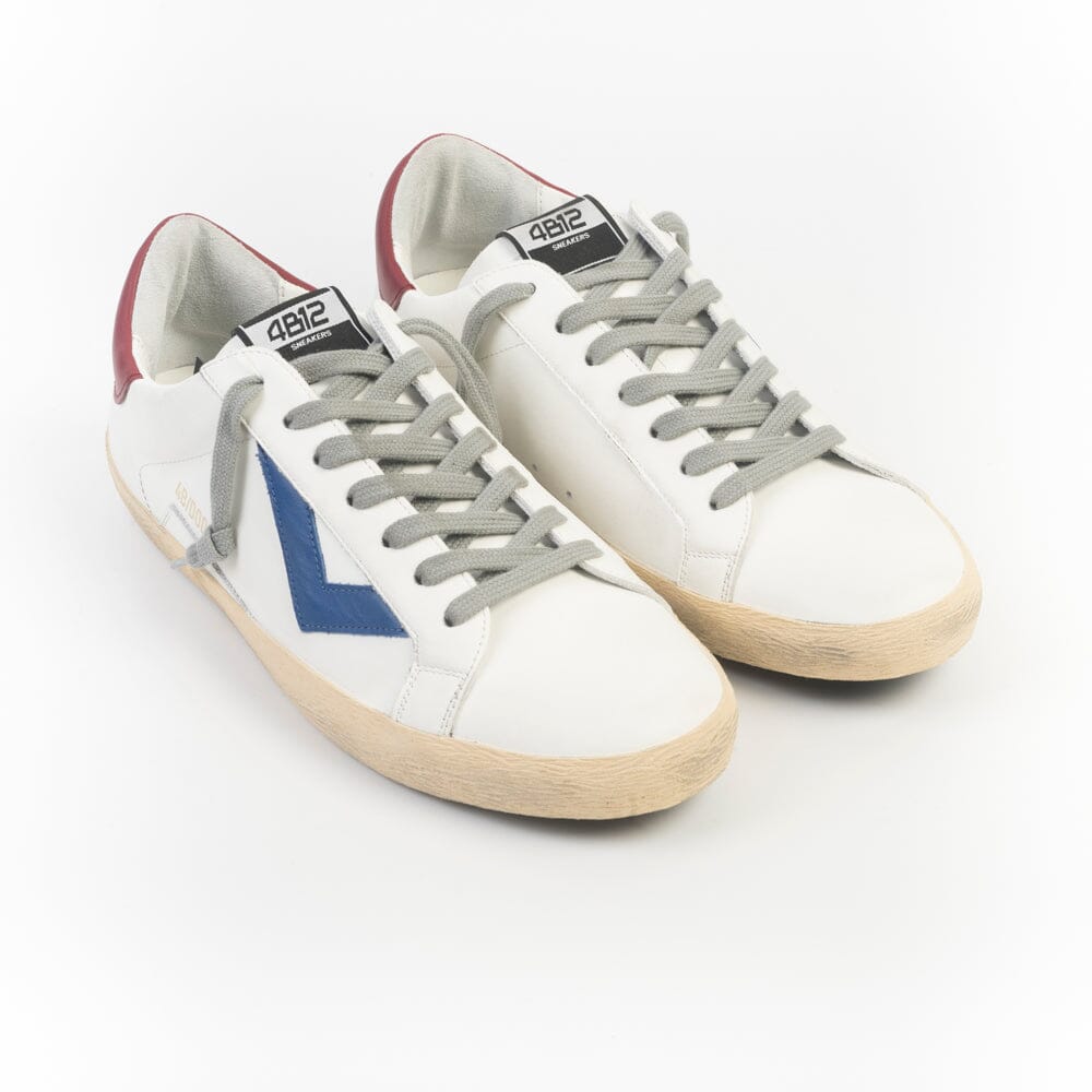 4B12 - Sneakers - Suprime UC127 - Bianco Blu Scarpe Uomo 4B12 - COLLEZIONE UOMO 