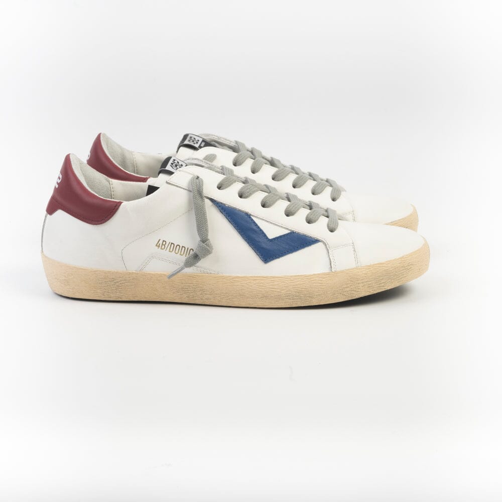 4B12 - Sneakers - Suprime UC127 - Bianco Blu Scarpe Uomo 4B12 - COLLEZIONE UOMO 