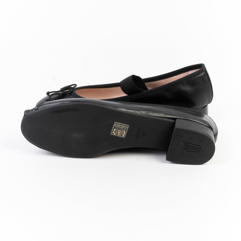 PRETTY BALLERINAS - Mary Jane - 51701 - Cotton Nero Scarpe Donna PRETTY BALLERINAS 