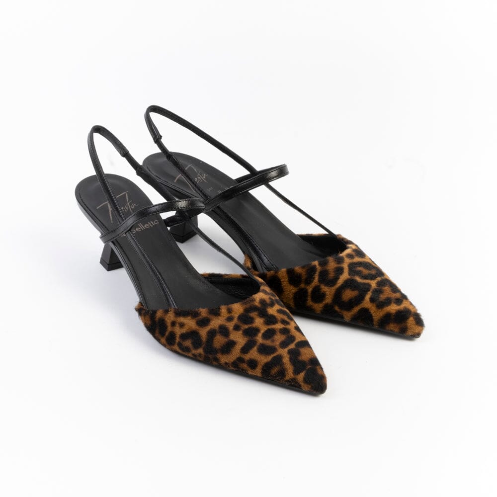 ROBERTO FESTA - Sling Back - Yase - Jaguar Miele Cavallino Scarpe Donna Roberto Festa 