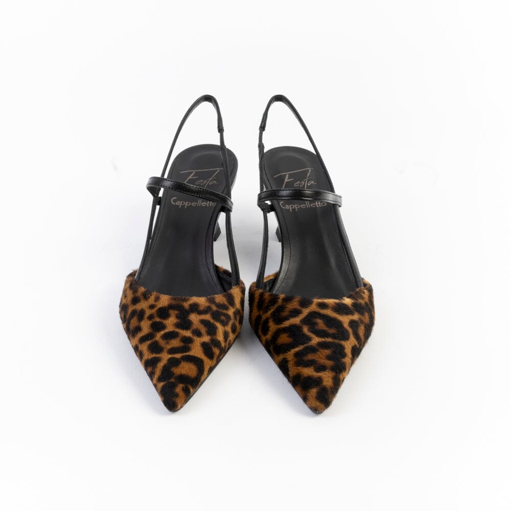 ROBERTO FESTA - Sling Back - Yase - Jaguar Miele Cavallino Scarpe Donna Roberto Festa 