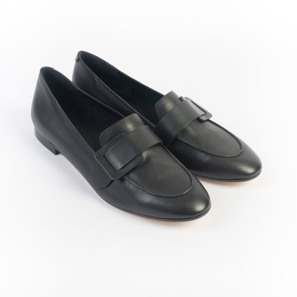 DEL CARLO - Mocassino - 11500 - Portofino - Nero Piuma Scarpe Donna DEL CARLO 