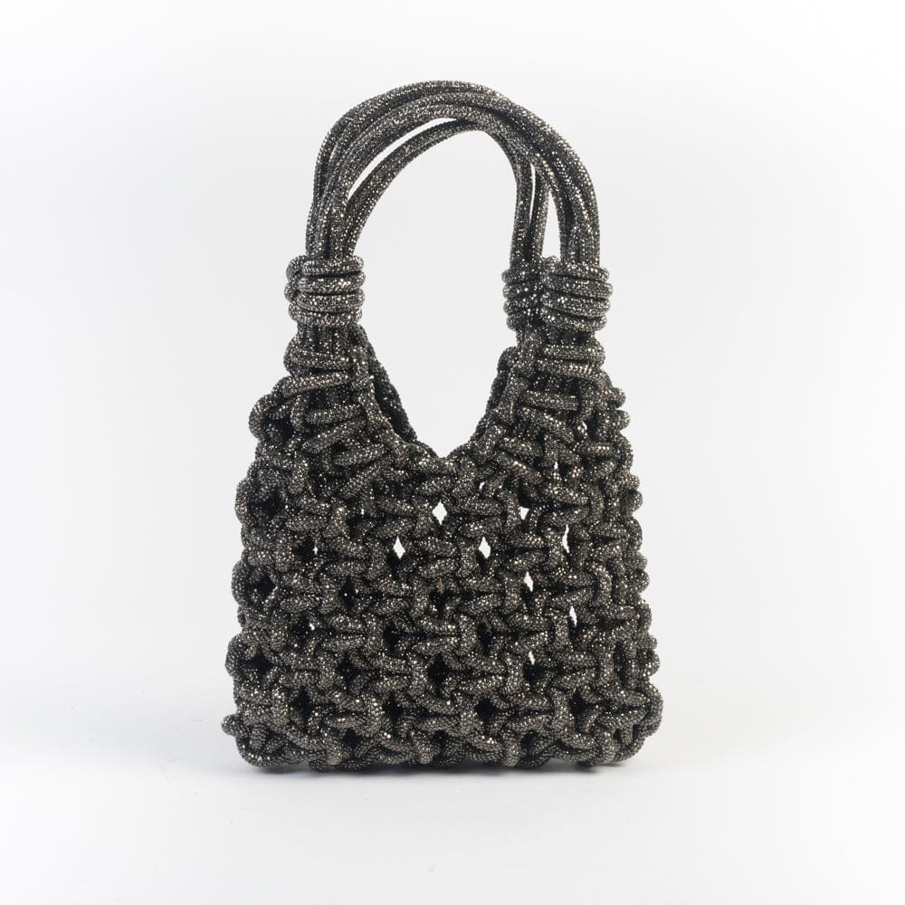 PAOLA FIORENZA - Borsa a mano - Intreccio Black Borse donna PAOLA FIORENZA 