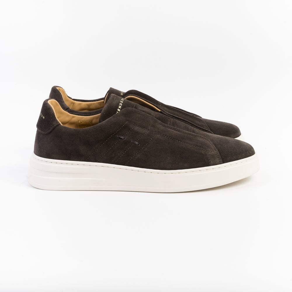 HENDERSON - Sneakers - Devis - Suede Modica Testa di Moro Scarpe Uomo HENDERSON 