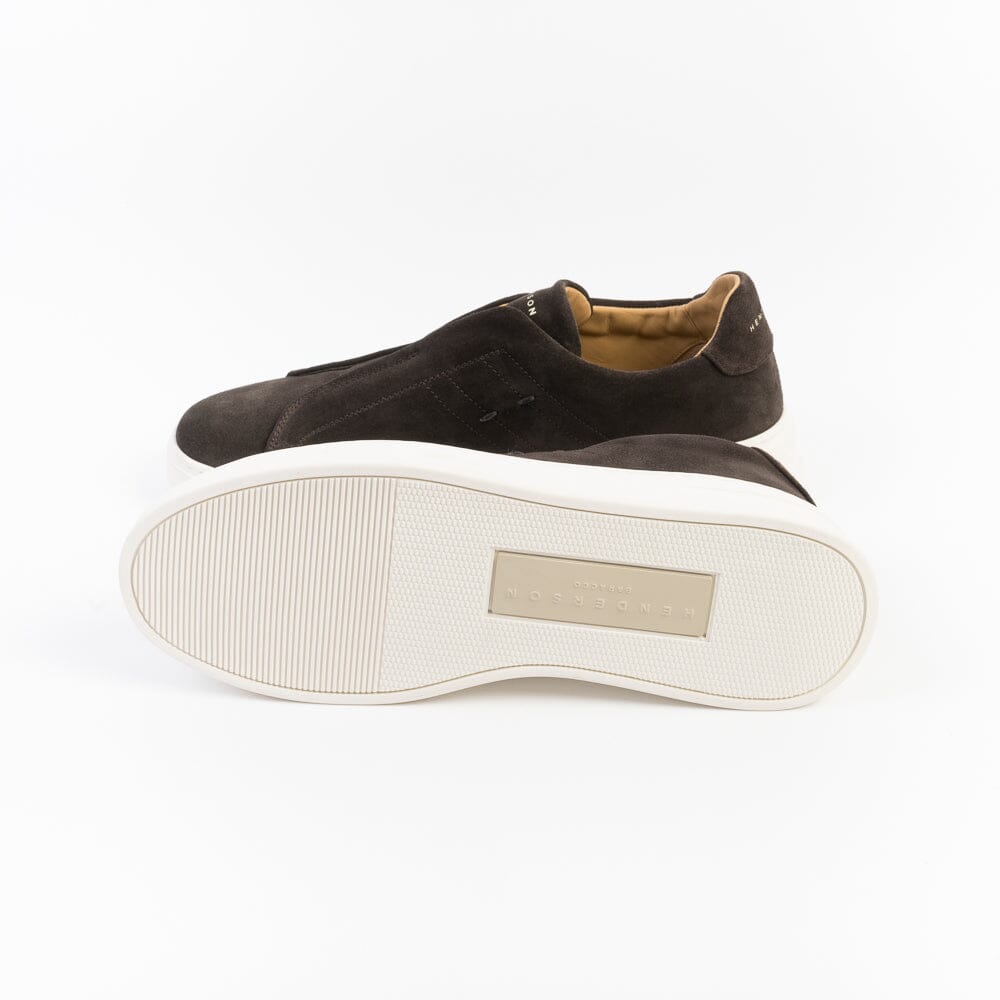 HENDERSON - Sneakers - Devis - Suede Modica Testa di Moro Scarpe Uomo HENDERSON 