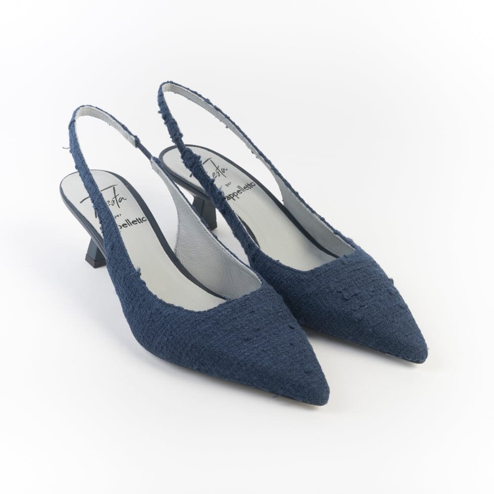 ROBERTO FESTA - Sling Back - Arabel - Tessuto Navy Scarpe Donna Roberto Festa 