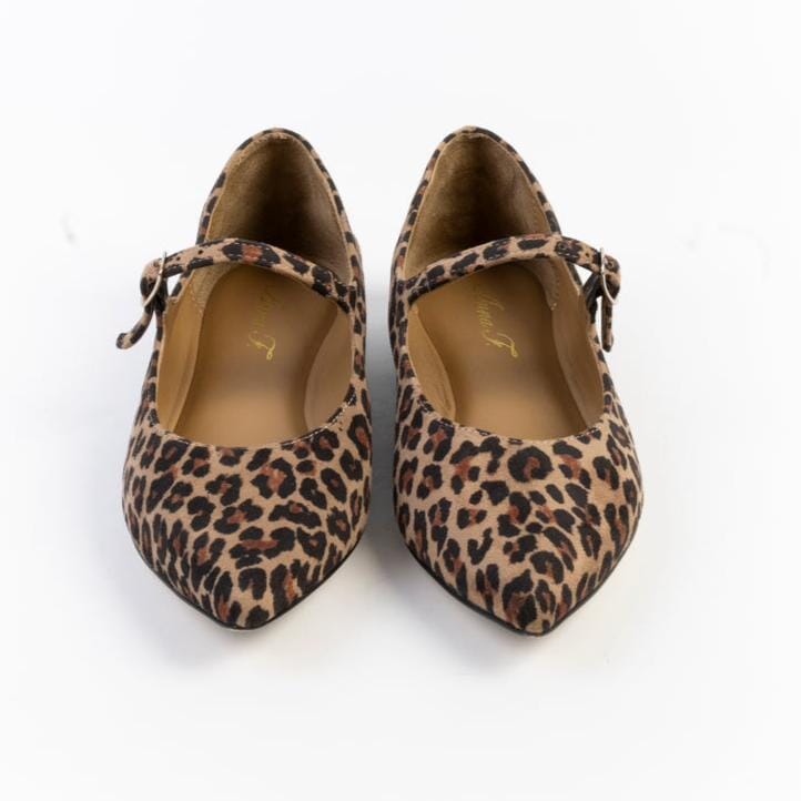 ANNA F. - Mary Jane - 1405 - Maculato Leopardo Scarpe Donna Anna F. 