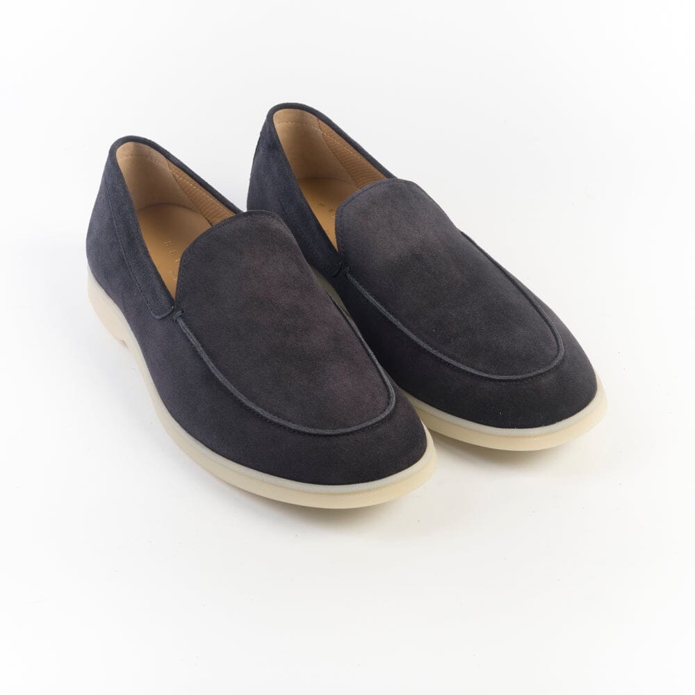 HENDERSON - Mocassino Slipon - Panarea - Suede Oceano Scarpe Uomo HENDERSON 