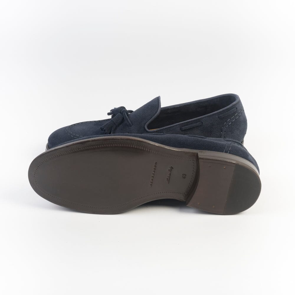 HENDERSON - Mocassino - 72407 - Camoscio Blu Scarpe Uomo HENDERSON 