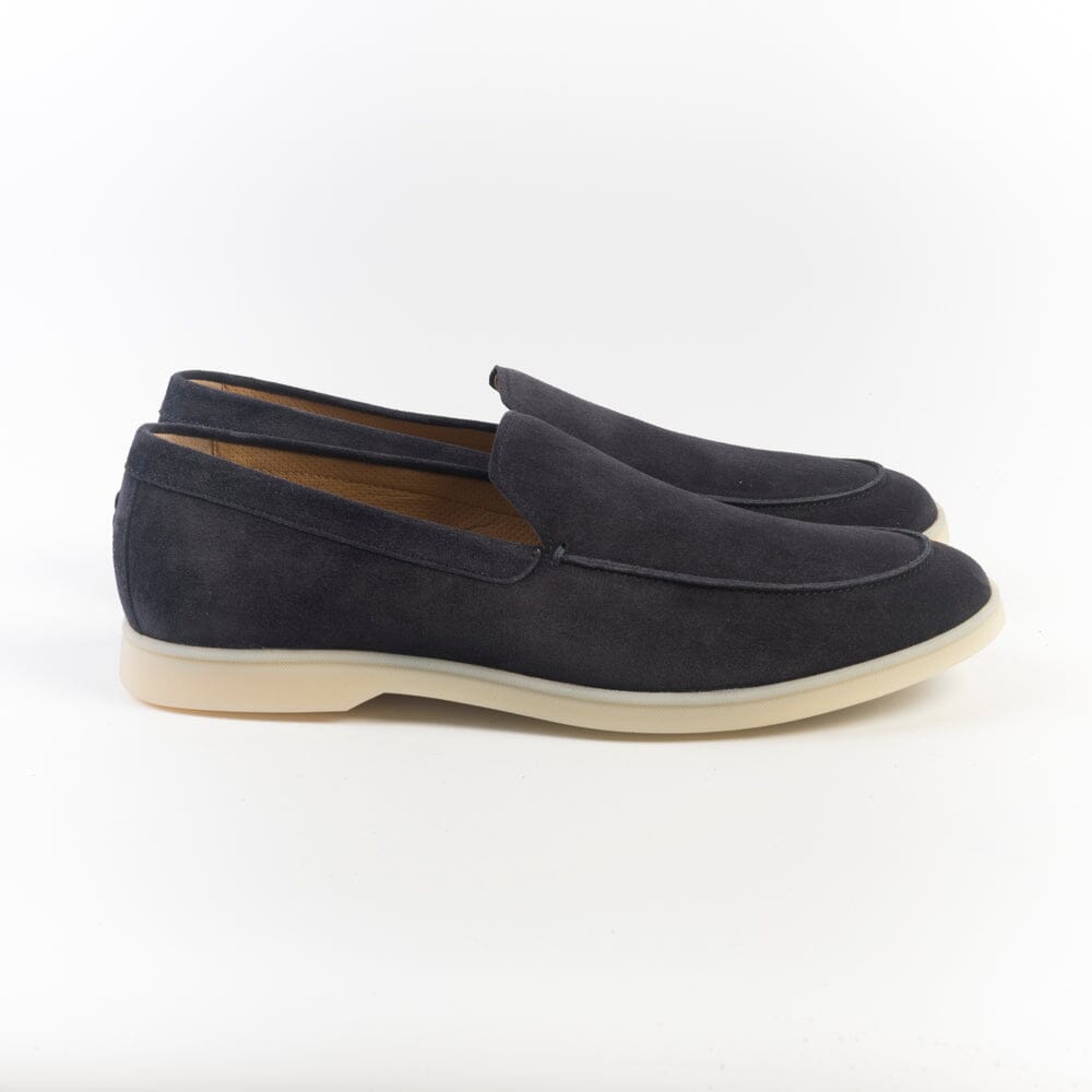 HENDERSON - Mocassino Slipon - Panarea - Suede Oceano Scarpe Uomo HENDERSON 