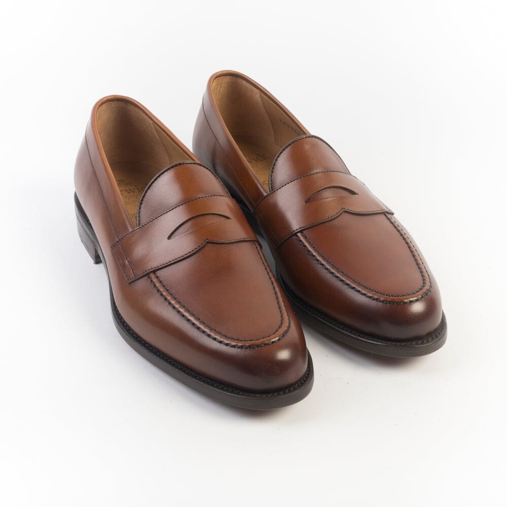 BERWICK 1707 - 9628 - Mocassino fondo Cuoio - Nomera Medio Marrone Scarpe Uomo Berwick 1707 