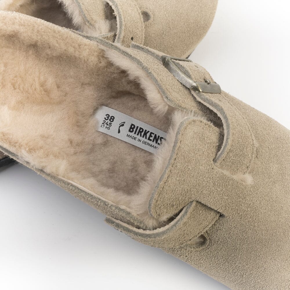 BIRKENSTOCK - Sleepers - 1028299 - BOSTON Shearling - Taupe Scarpe Donna BIRKENSTOCK 