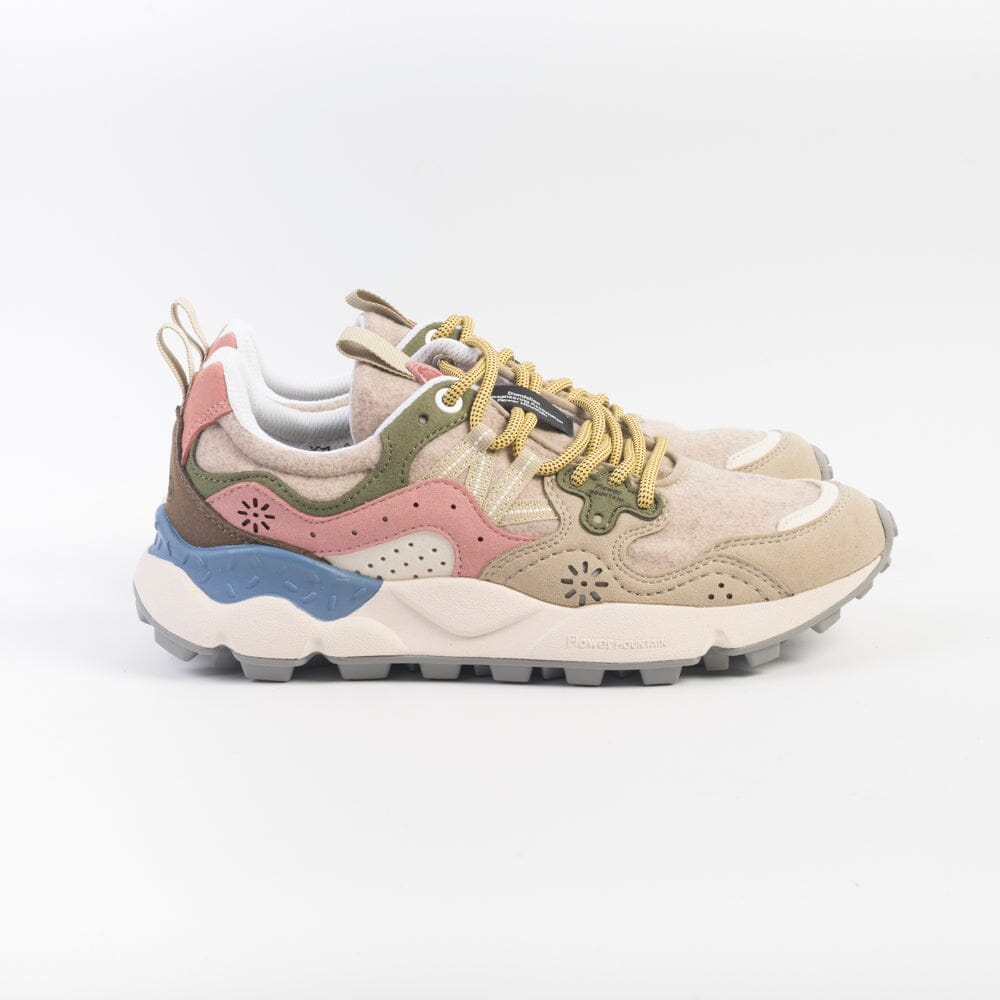 FLOWER MOUNTAIN - Sneakers Yamano 3 - 1E03 - Beige Pile Scarpe Donna FLOWER MOUNTAIN 