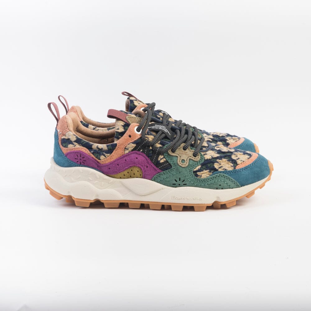 FLOWER MOUNTAIN - Sneakers Yamano 3 1C38 - Navy Green Scarpe Donna FLOWER MOUNTAIN 