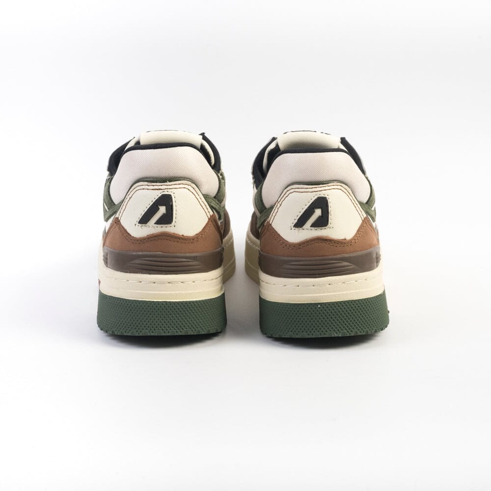 AUTRY - ROLW UN03 - Sneakers LOW WOM - Verde Marrone Ebony Scarpe Donna AUTRY - Collezione donna 