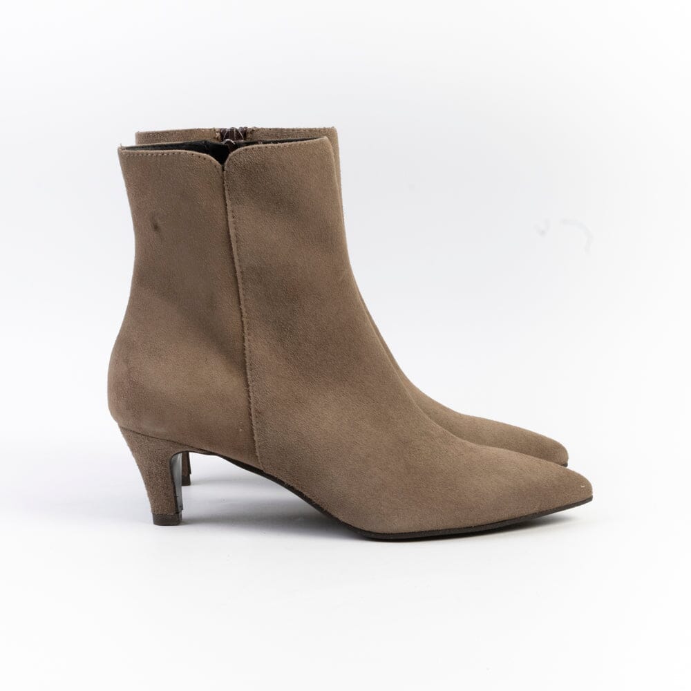 CAPPELLETTOSHOP - Stivaletto 1571 - Camoscio Taupe Scarpe Donna CAPPELLETTO 1948 