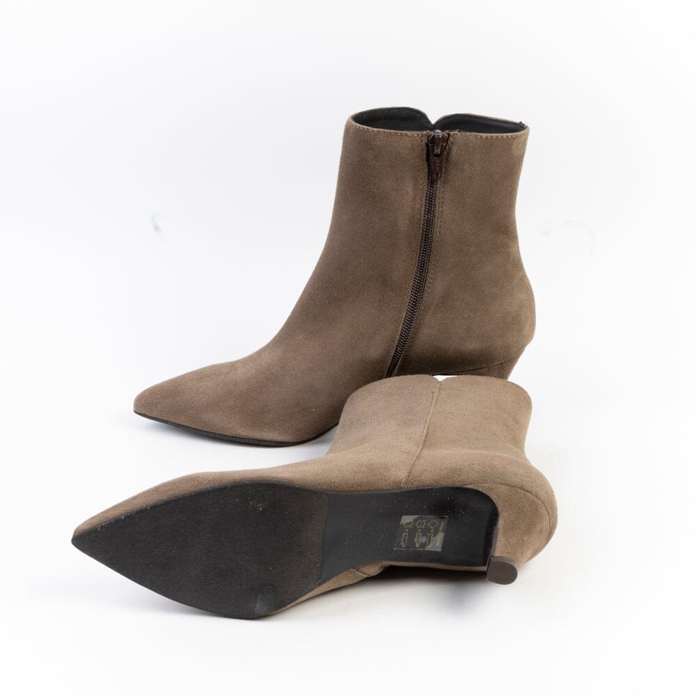 CAPPELLETTOSHOP - Stivaletto 1571 - Camoscio Taupe Scarpe Donna CAPPELLETTO 1948 