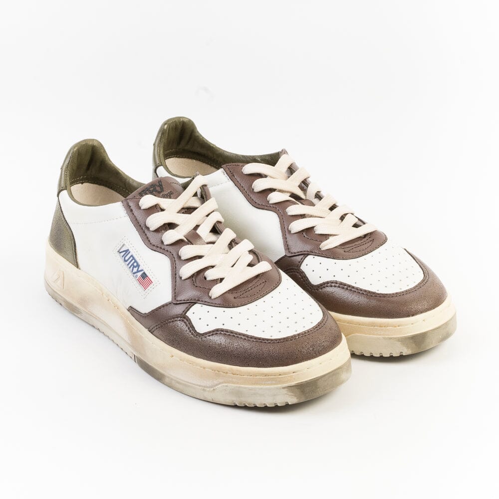 AUTRY - Sneakers AVLM VL03 - LOW MAN LEAT VINTAGE - BROWN MILITARY Scarpe Uomo AUTRY - Collezione uomo 