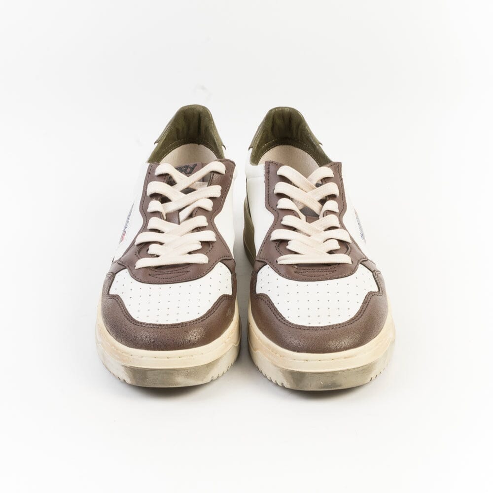 AUTRY - Sneakers AVLM VL03 - LOW MAN LEAT VINTAGE - BROWN MILITARY Scarpe Uomo AUTRY - Collezione uomo 