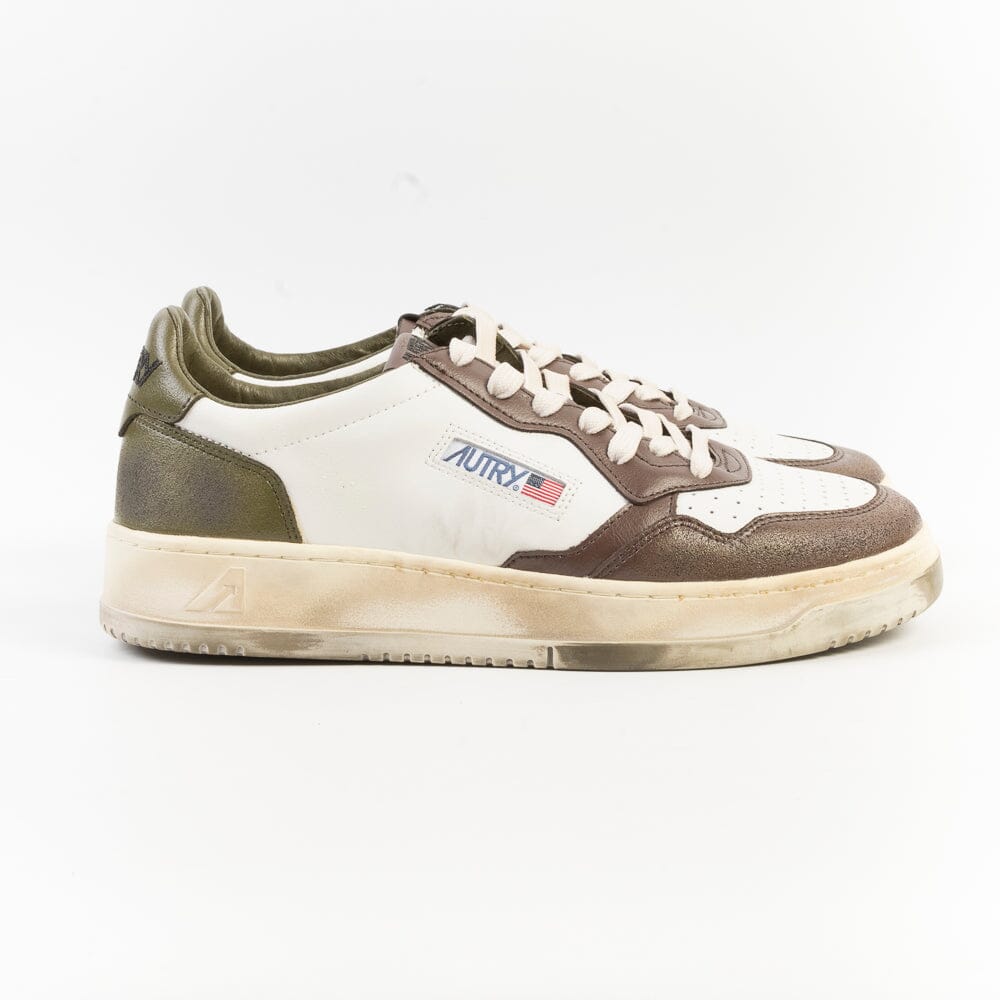 AUTRY - Sneakers AVLM VL03 - LOW MAN LEAT VINTAGE - BROWN MILITARY Scarpe Uomo AUTRY - Collezione uomo 