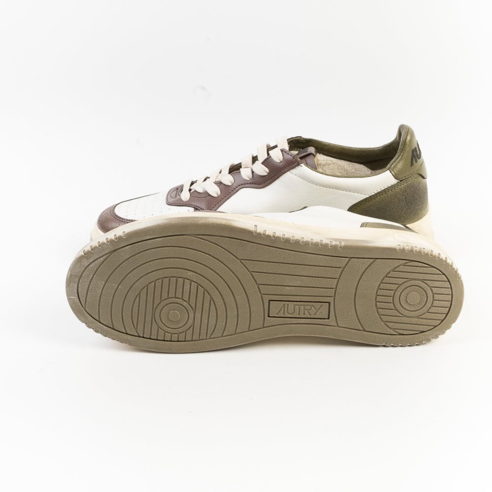 AUTRY - Sneakers AVLM VL03 - LOW MAN LEAT VINTAGE - BROWN MILITARY Scarpe Uomo AUTRY - Collezione uomo 