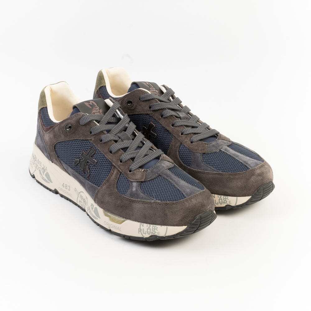 PREMIATA - Sneakers - MASE 6889 - Blu Grigio Marrone Scarpe Uomo Premiata - Collezione Uomo 