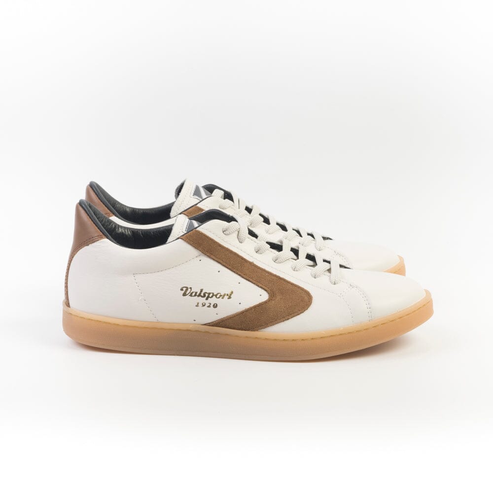 VALSPORT 1920 - Tournament VT2538M - Bianco Cognac Scarpe Uomo VALSPORT 1920 