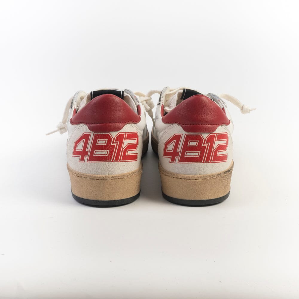 4B12 - Sneakers - Play U118 - Bianco Rosso Scarpe Uomo 4B12 - COLLEZIONE UOMO 