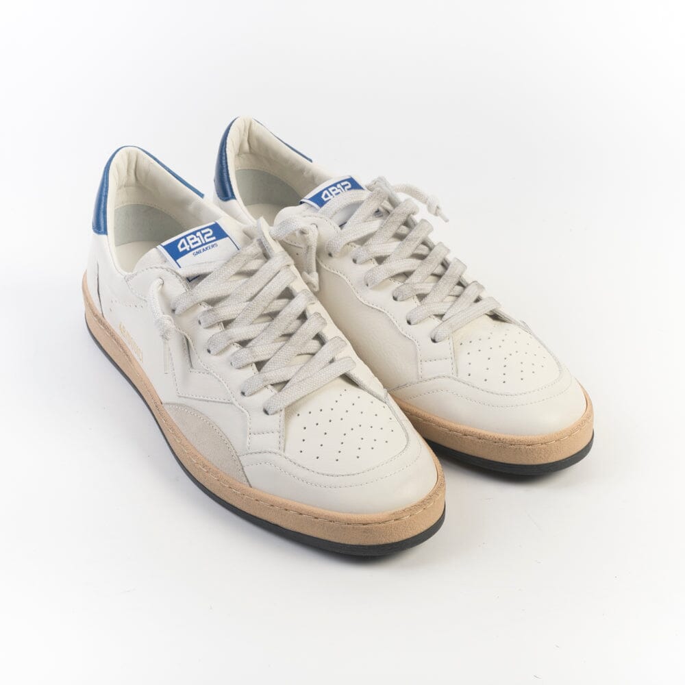 4B12 - Sneakers - Play U102 - Bianco Blu Scarpe Uomo 4B12 - COLLEZIONE UOMO 