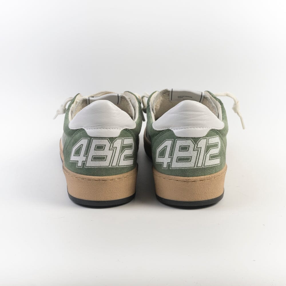 4B12 - Sneakers - Play U108 - Camoscio Verde Scarpe Uomo 4B12 - COLLEZIONE UOMO 