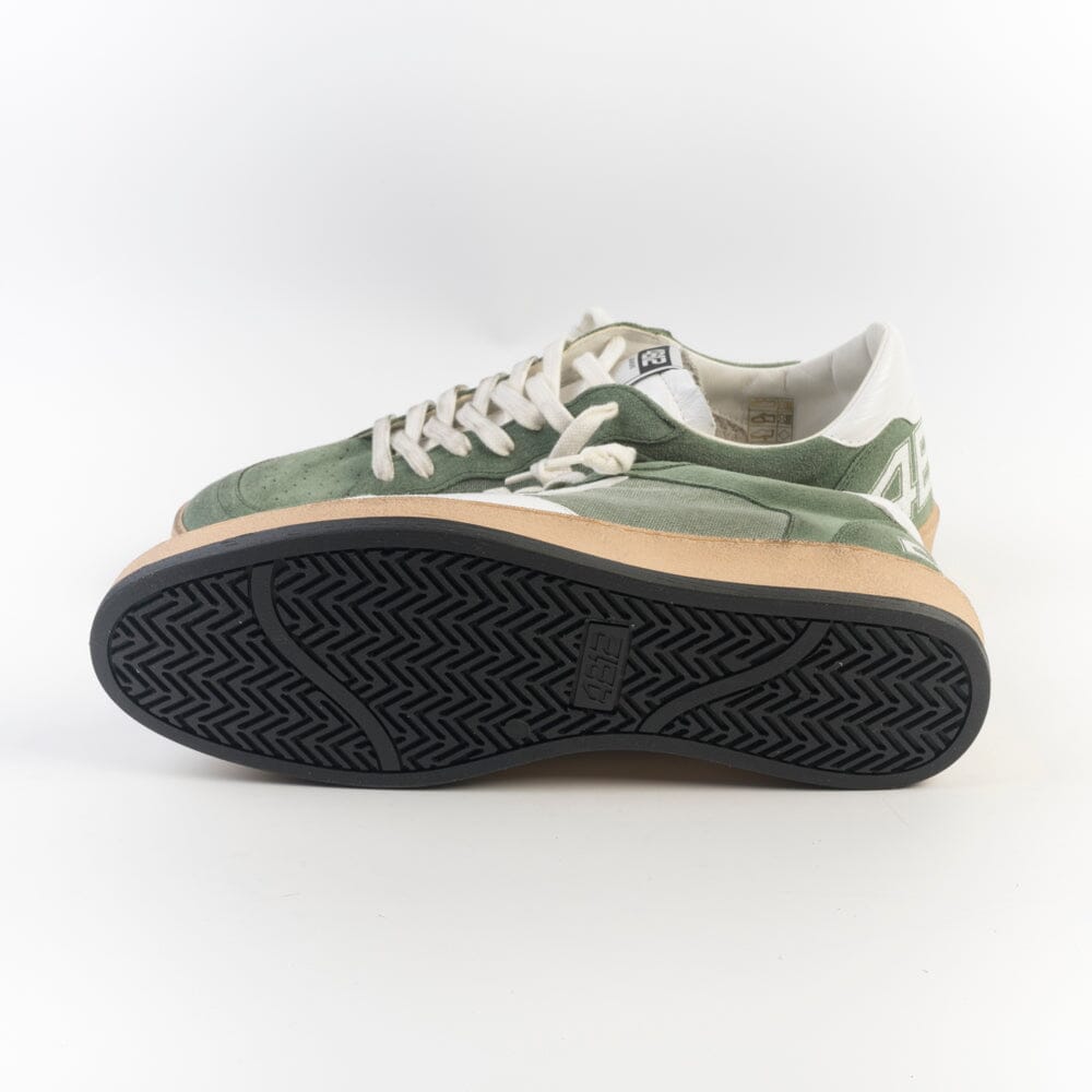 4B12 - Sneakers - Play U108 - Camoscio Verde Scarpe Uomo 4B12 - COLLEZIONE UOMO 