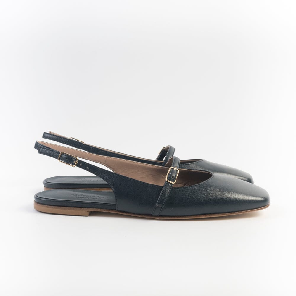 CHEVILLE - Sling Back - ESTER - Nappa Blu Scarpe Donna CHEVILLE 