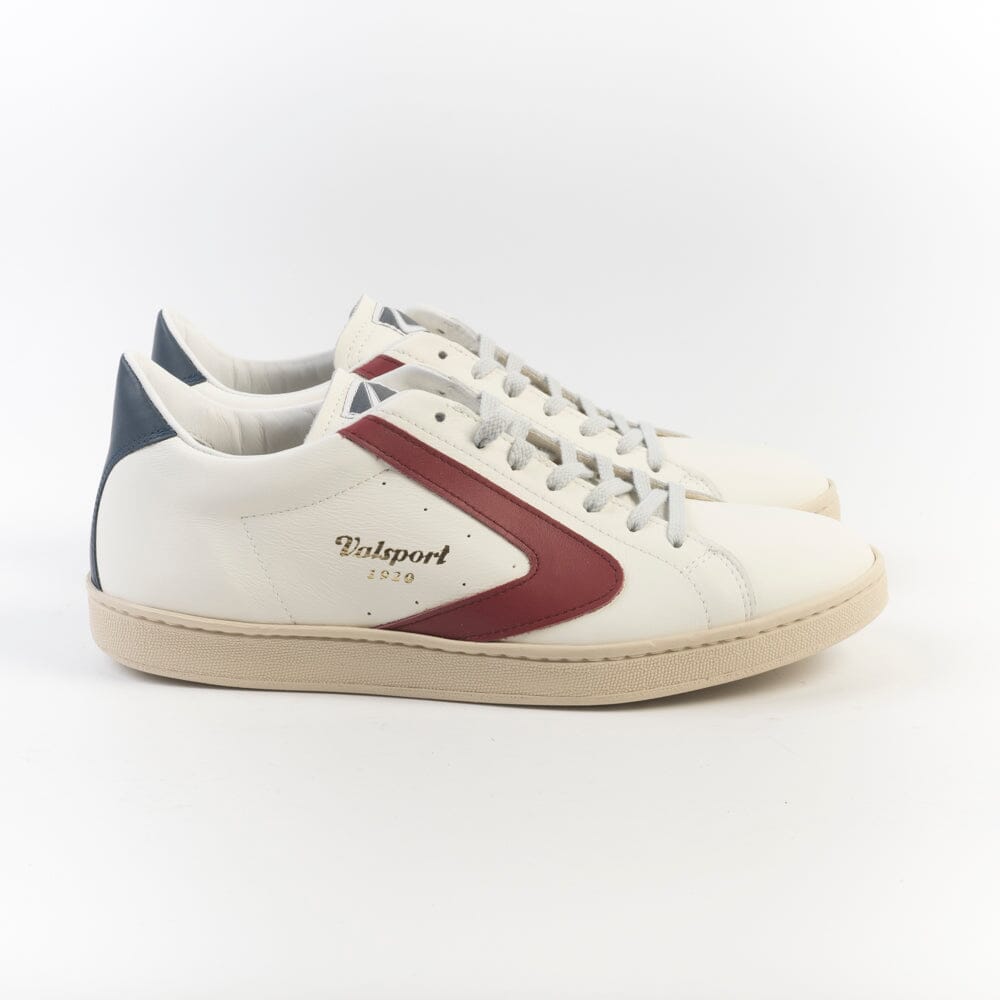 VALSPORT 1920 - Tournament VT2714M - Bianco Bordeaux Blu Scarpe Uomo VALSPORT 1920 