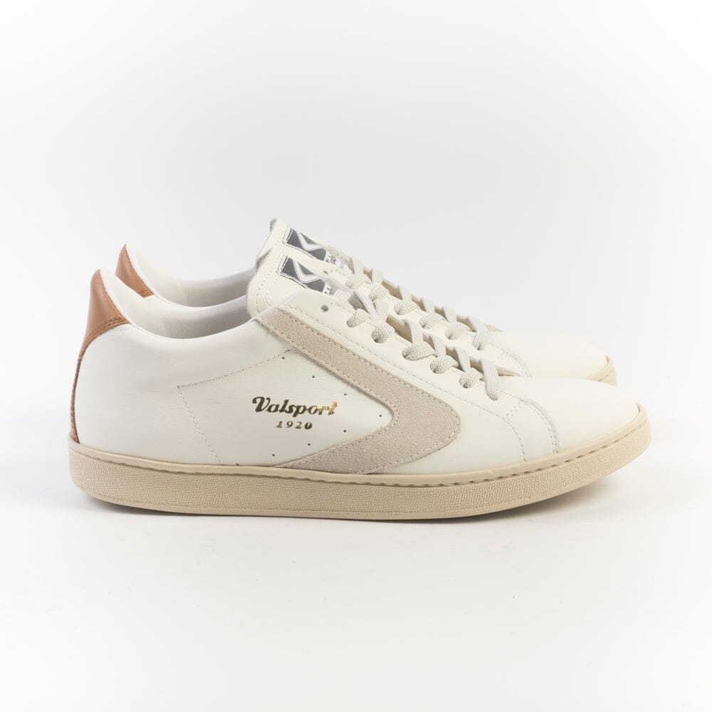 VALSPORT 1920 - Tournament VT2451M - Bianco Beige Cognac Scarpe Uomo VALSPORT 1920 