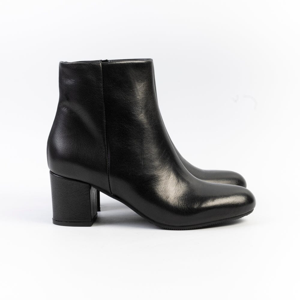 CAPPELLETTOSHOP - Stivaletto 501 - Pelle Nero Scarpe Donna CAPPELLETTO 1948 