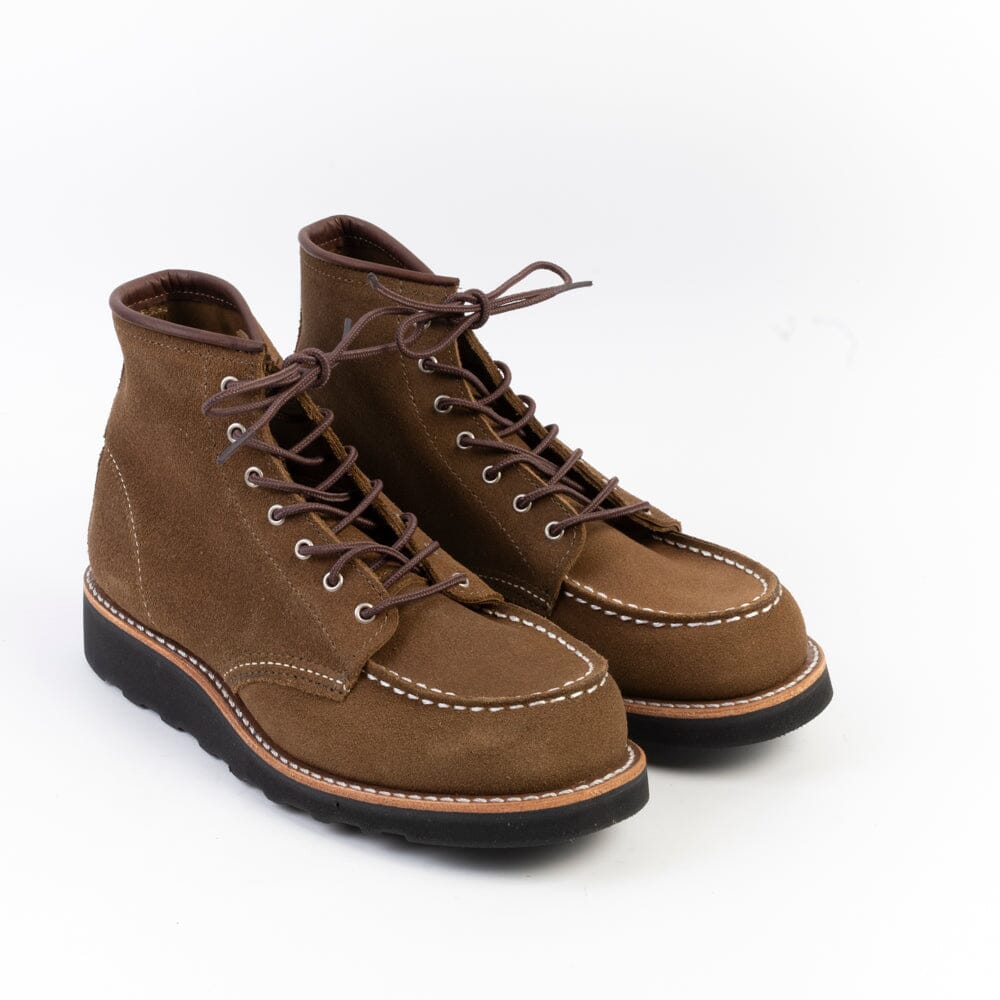 RED WING - Stivaletto 3605 - Moc Toe - Clove Acampo Suede Scarpe Donna Red Wing - Collezione Donna 