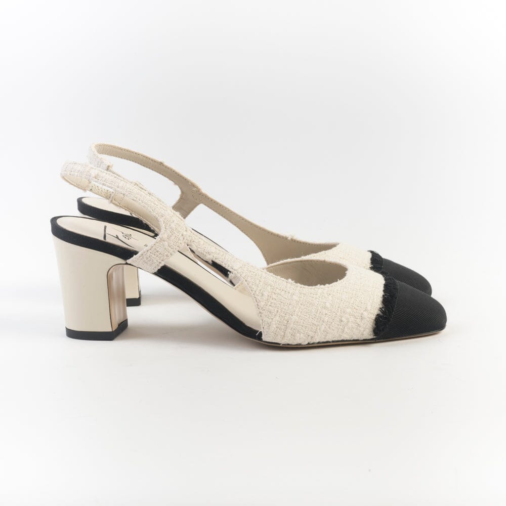 ROBERTO FESTA - Sling Back - FICUS - Bicolor Nero Bianco Scarpe Donna Roberto Festa 